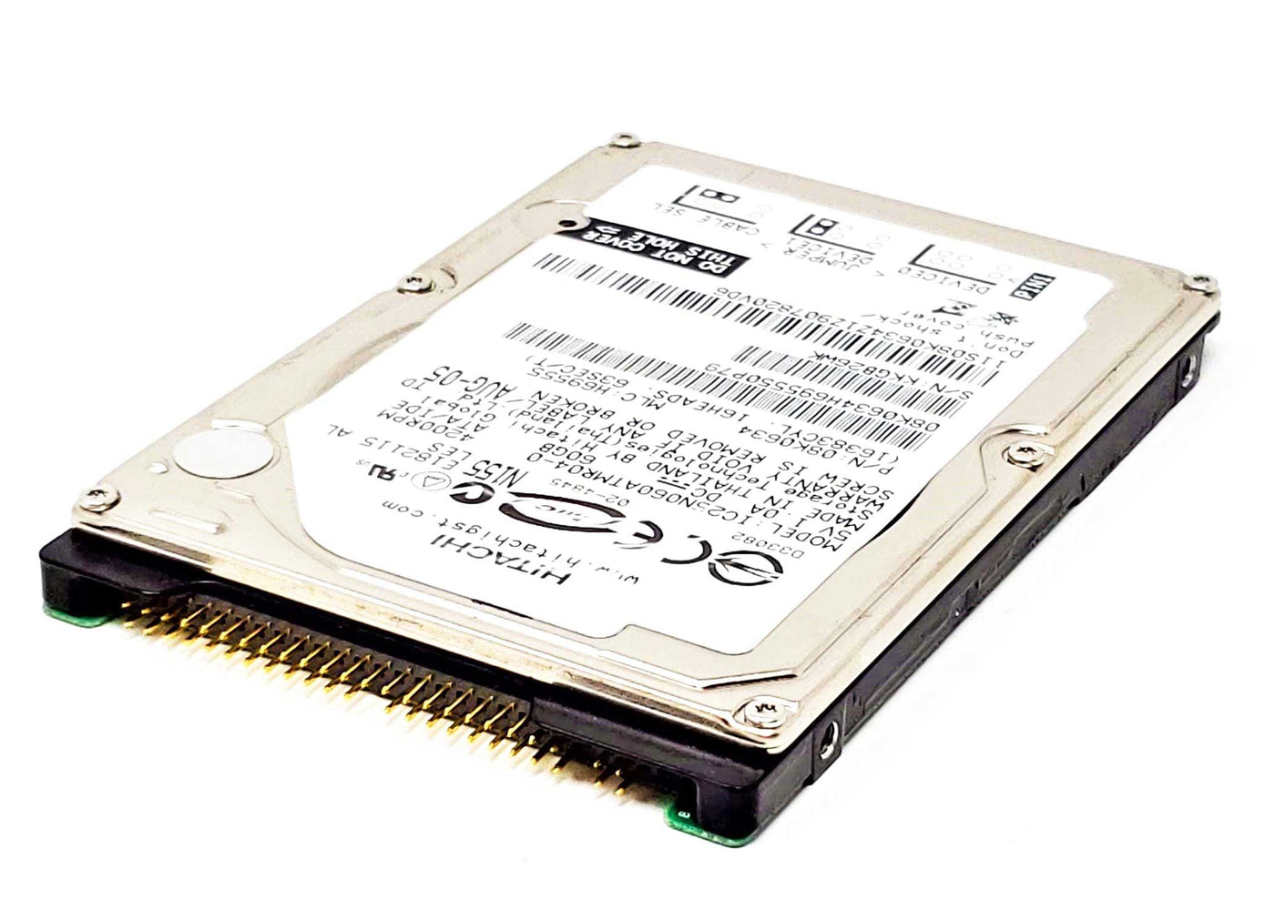 Hitachi HP Travelstar 60GB 4200RPM IDE 2.5in HDD ( IC25N060ATMR04-0 08K0863 318048-001 ) USED