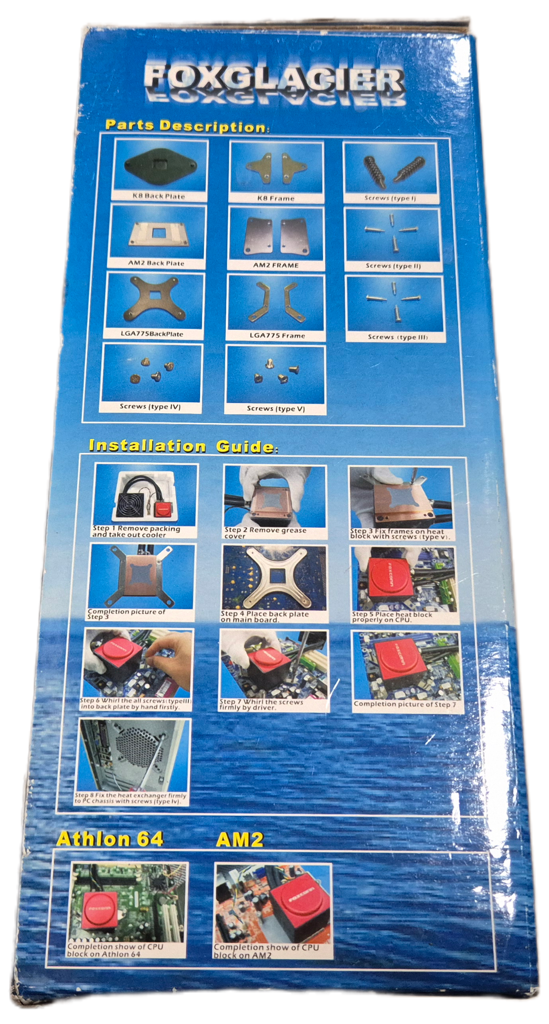 Foxconn FoxGlacier Liquid Cooling System - Heat Pad/paste may require replacement NEW OLD STOCK