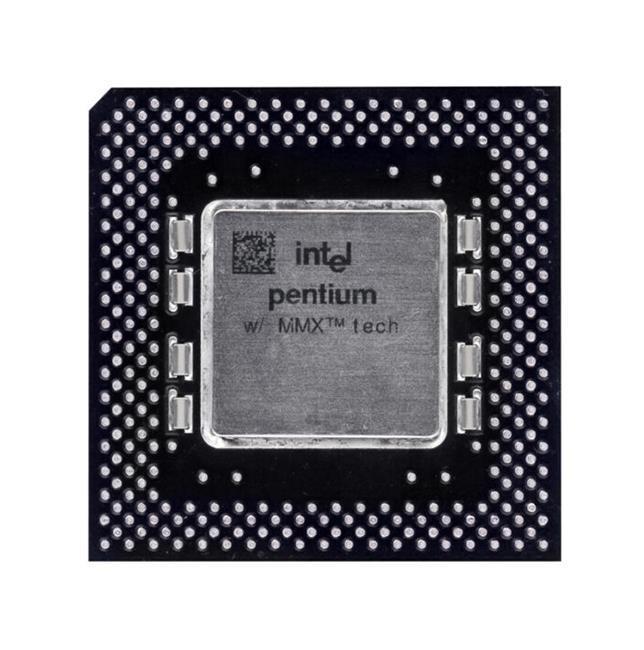 Intel Pentium MMX 233MHz 66MHz FSB 512KB L2 Cache Socket PPGA296 CPU ( SL27S ) REF