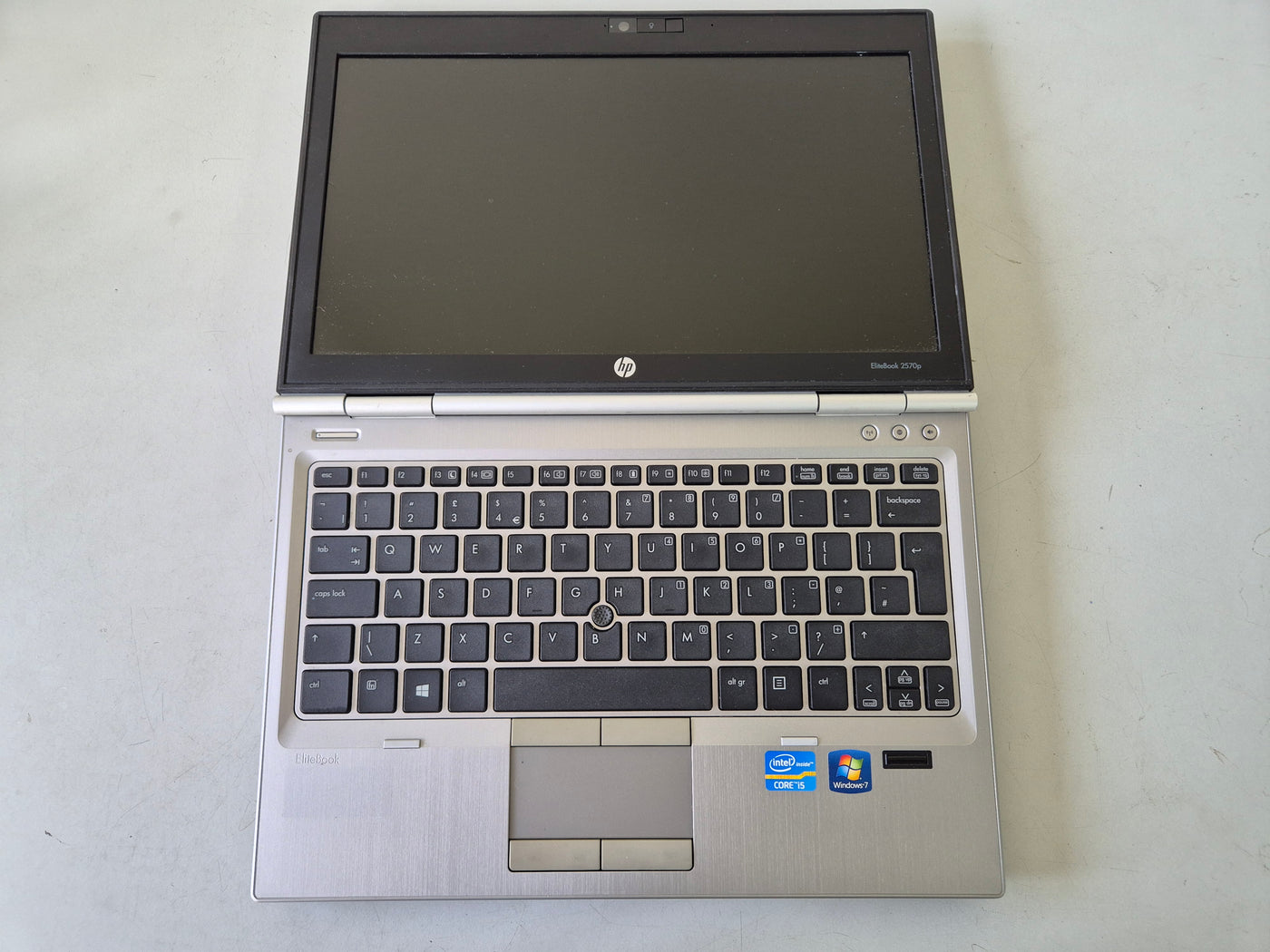 HP EliteBook 2570p NO HD NO OS 4GB RAM i5-3210M 12.5" BIOS LOCKED SPR