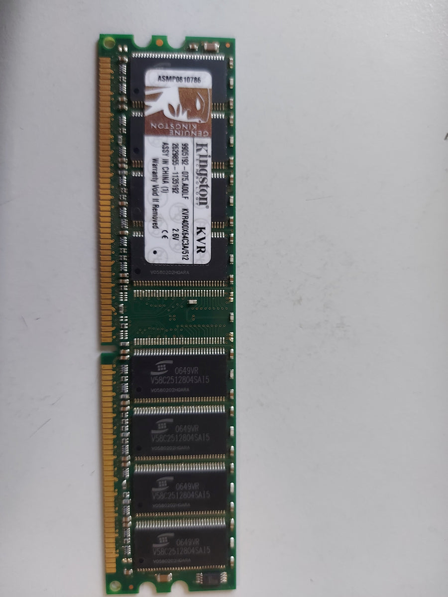 Kingston 512MB PC3200 DDR-400MHz DIMM