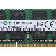 Samsung Lenovo 8GB PC3-12800 DDR3-1600MHz non-ECC Unbuffered CL11 204-Pin SoDimm ( M471B1G73QH0-YK0 03T7118 ) REF