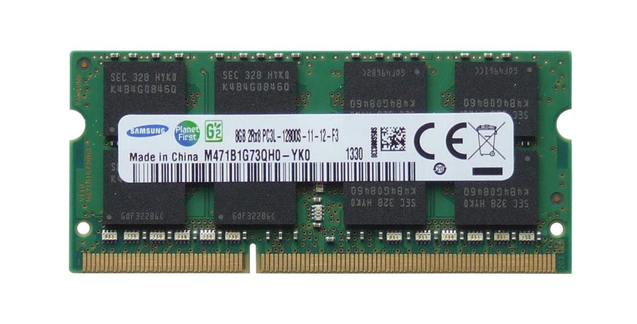 Samsung Lenovo 8GB PC3-12800 DDR3-1600MHz non-ECC Unbuffered CL11 204-Pin SoDimm ( M471B1G73QH0-YK0 03T7118 ) REF
