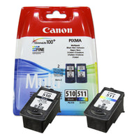 Canon PG-510/CL-511 Black & Colour Multipack Ink Cartridge NEW