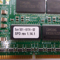Sun/Samsung 512MB PC100 100MHz 232-Pin DIMM ( M323S3254DTR-C1LS0 M323S3254DTR-C1LS0  501-6174-02 )