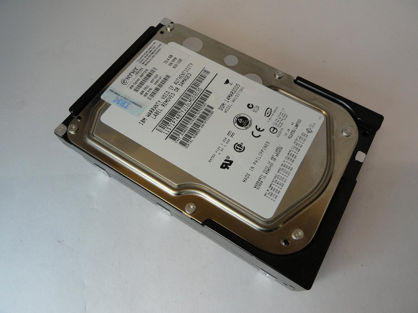 CA06380-B25900BA - Fujitsu IBM 73.4Gb SCSI 80 Pin 15Krpm 3.5in HDD - Refurbished