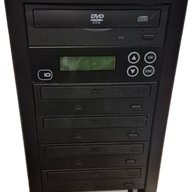 IO 1-4 160GB HDD CD/DVD Duplicator - Missing lower plastics does not affect operation USED