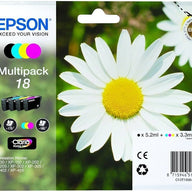 Epson T1806 Daisy 18 Claria Home Ink 4-Colour Multipack ( C13T18064510 ) NEW OLD STOCK FINAL SALE
