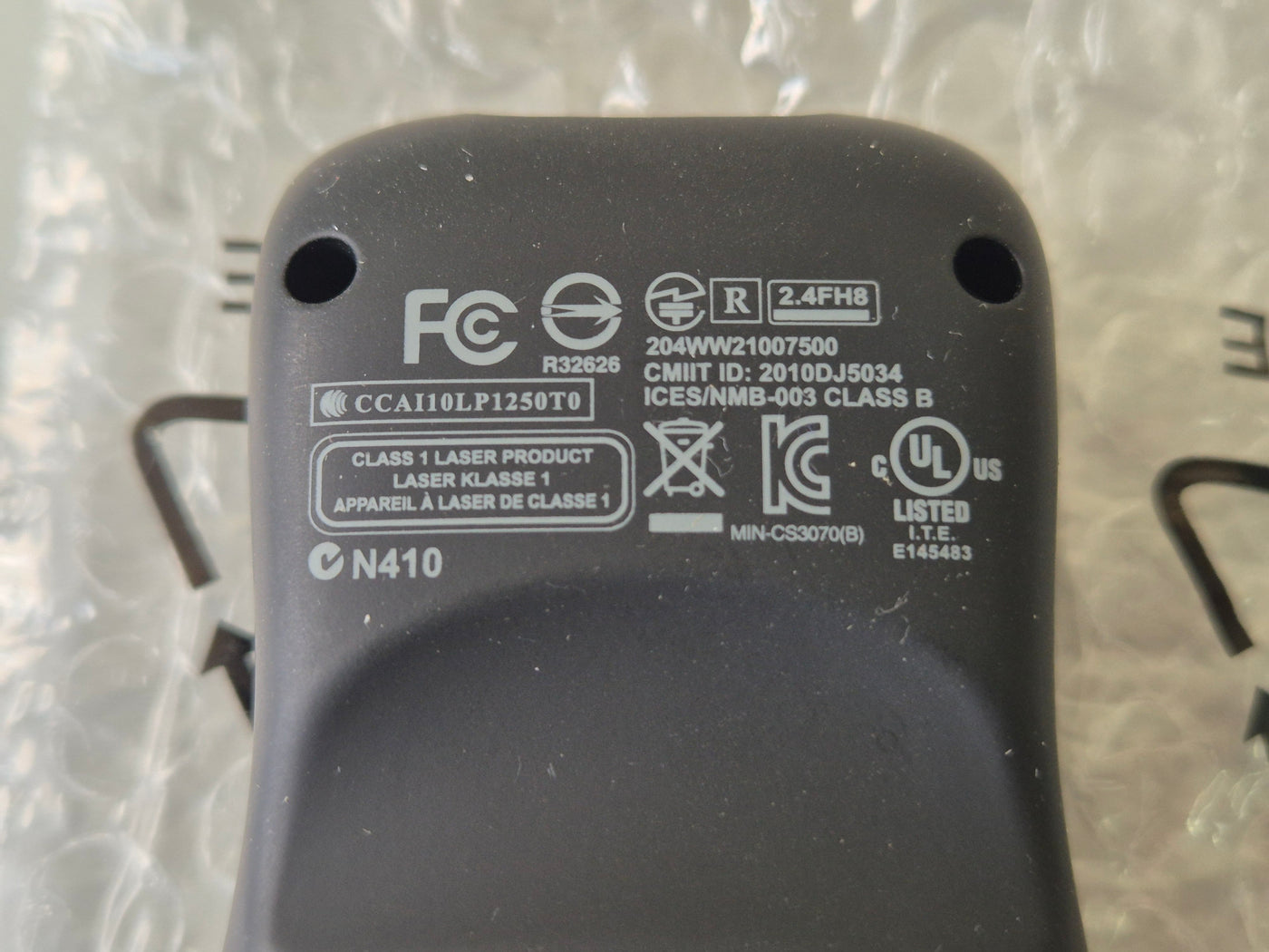 Motorola Symbol CS3070 Bluetooth Barcode Scanner ( CS3070-SR10007WW ) USED