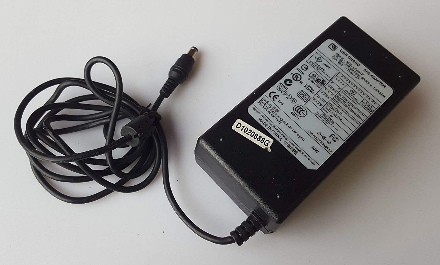 Lien Chang POWER ADAPTER 12V (LCA01F USED)