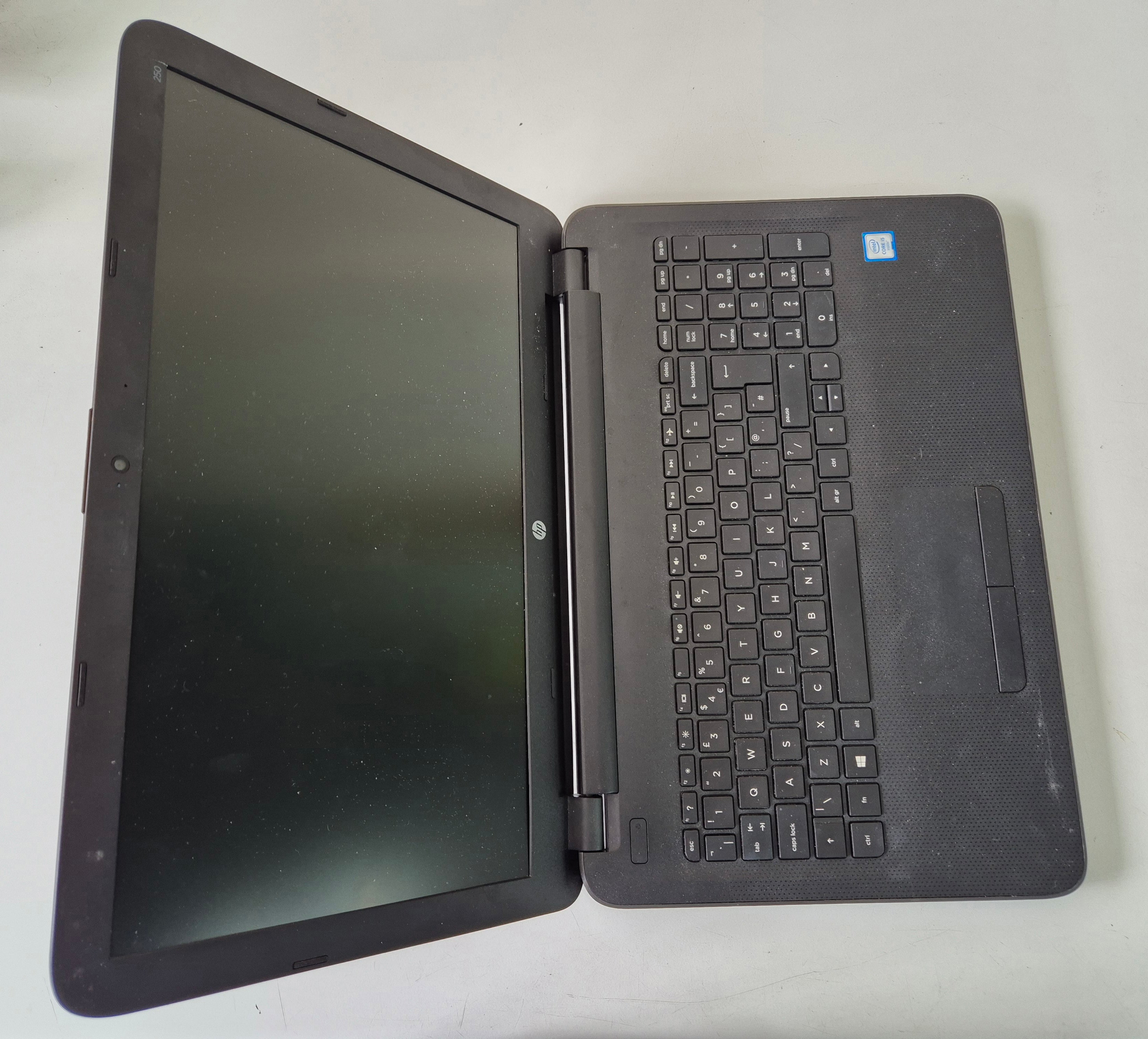 HP 250 G4 500GB HD 4GB RAM i5-6200U 2.4GHz Win10 15.6" NOT HOLDING CHARGE ( T6N63EA#ABU ) USED