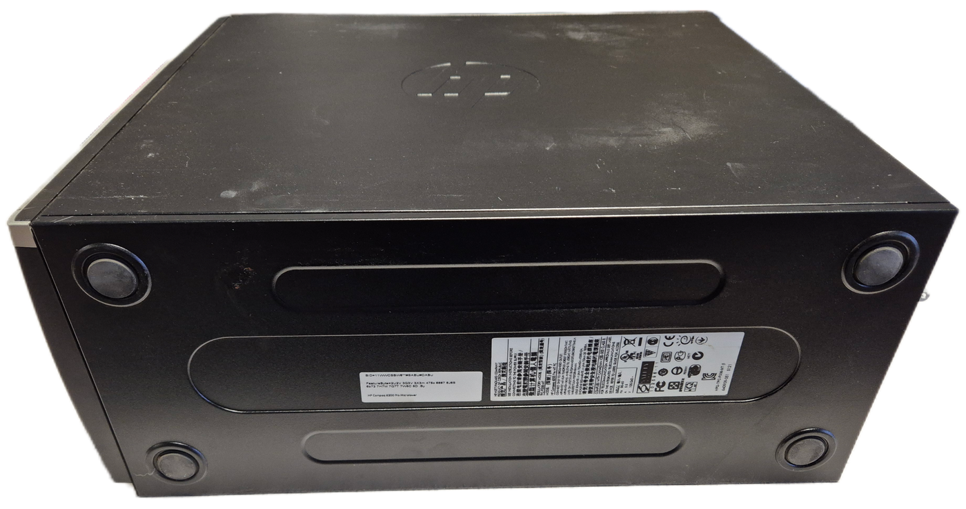 HP Compaq 6200 Pro MT DVD 8GB RAM i5-2400 3.1GHz NO OS NO HD Win7Pro COA present ( XY107ET#ABU ) USED