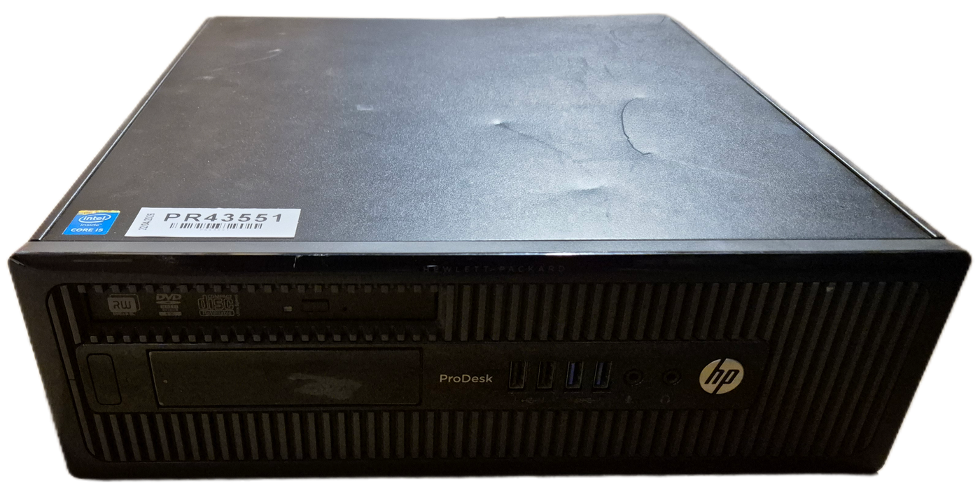 HP ProDesk 400 G1 1TB HDD 4GB RAM i5-4570 3.20GHz DVD NO OS ( F4Q32EA#ABU ) USED