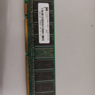 Micron /HP 128MB PC100 100MHz non-ECC Unbuffered CL2 168-Pin DIMM Memory Module (MT16LSDT1664AG-10EC7 1818-7327)