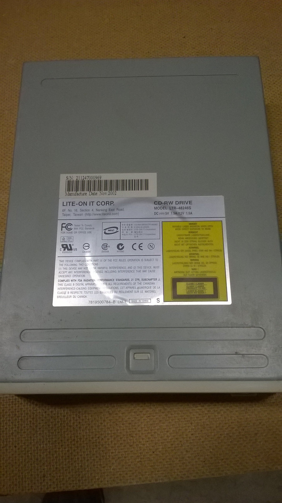 Lite On LTR 48246S 48x24x48 CDRW IDE Drive ( LTR 48246S     Lite On )