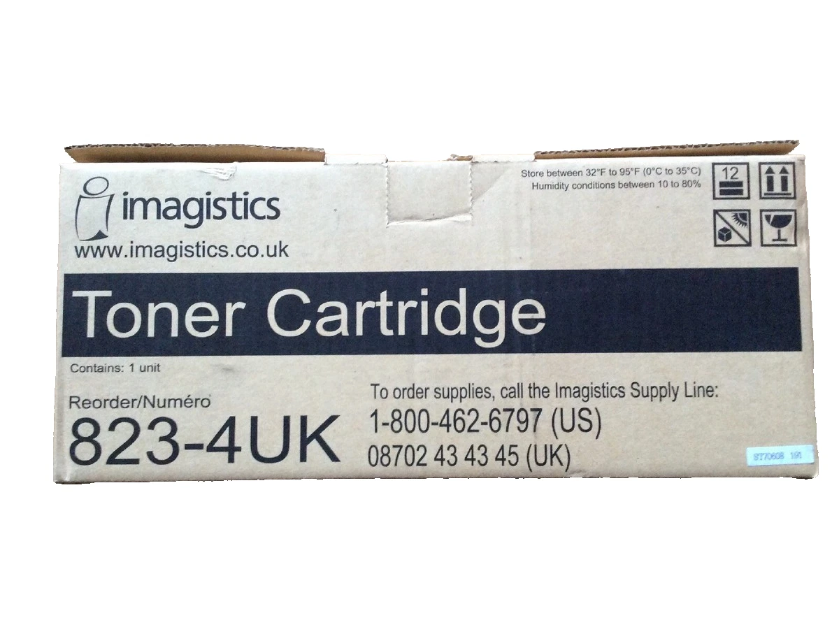 Pitney Bowes Fax Toner Cartridge - Black ( 823-4UK ) NEW OLD STOCK FINAL SALE