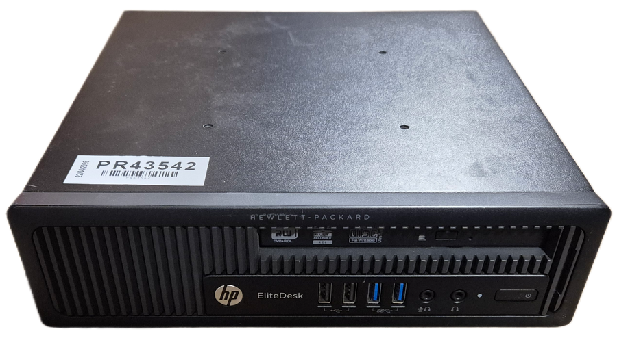 HP EliteDesk 800 G1 USDT 500GB HDD 8GB RAM DVD i5-4570s 2.9GHz NO OS w/ AC adapter ( HT5T98ET#ABU ) USED