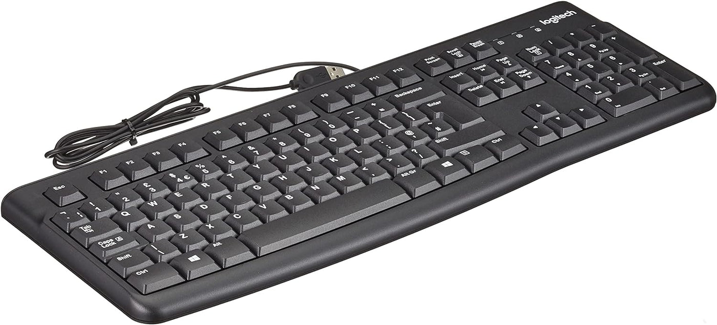 Logitech K120 USB Standard Computer Keyboard ( YU0036 820-009240 ) NOB