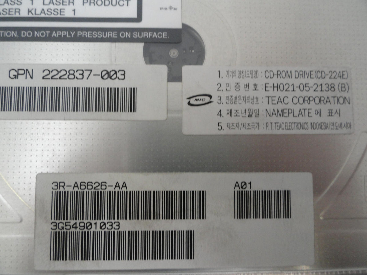 PR17454_1977047N-C7_Teac HP Black 5.25in Slimline CD-ROM Drive - Image3