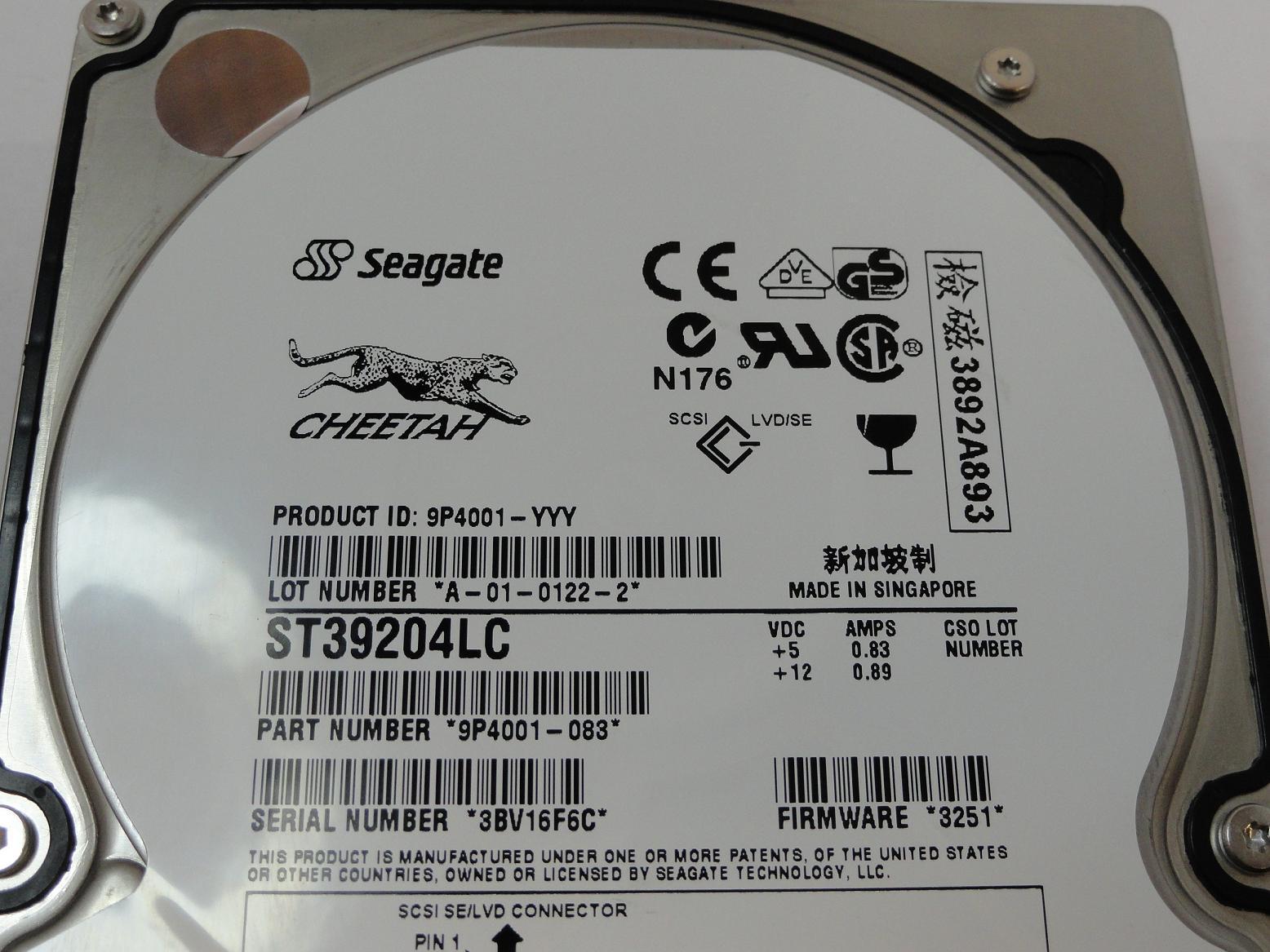 PR24242_9P4001-083_Seagate Siemens 9GB SCSI 80 Pin 10Krpm 3.5in HDD - Image4