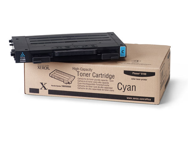 Xerox Phaser 6100 6100N Cyan High Capacity toner cartridge ( 106R00680 ) NEW OLD STOCK FINAL SALE