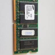 Samsung  512MB 144p PC133 CL3 64x8 2Rx8 3.3V SDRAM SODIMM (IBM LABELLED) (M464S6453BK0-L75)
