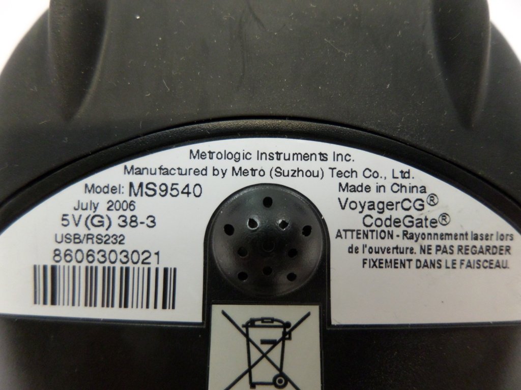 Metrologic/Honeywell MS9540 Voyager Scanner And Stand ( MS9540 Used)
