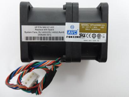 389107-002 - HP ProLiant DL140/DL145 G2 Server Cooling Fan DC 12V 1.88A 408285-001 - Refurbished