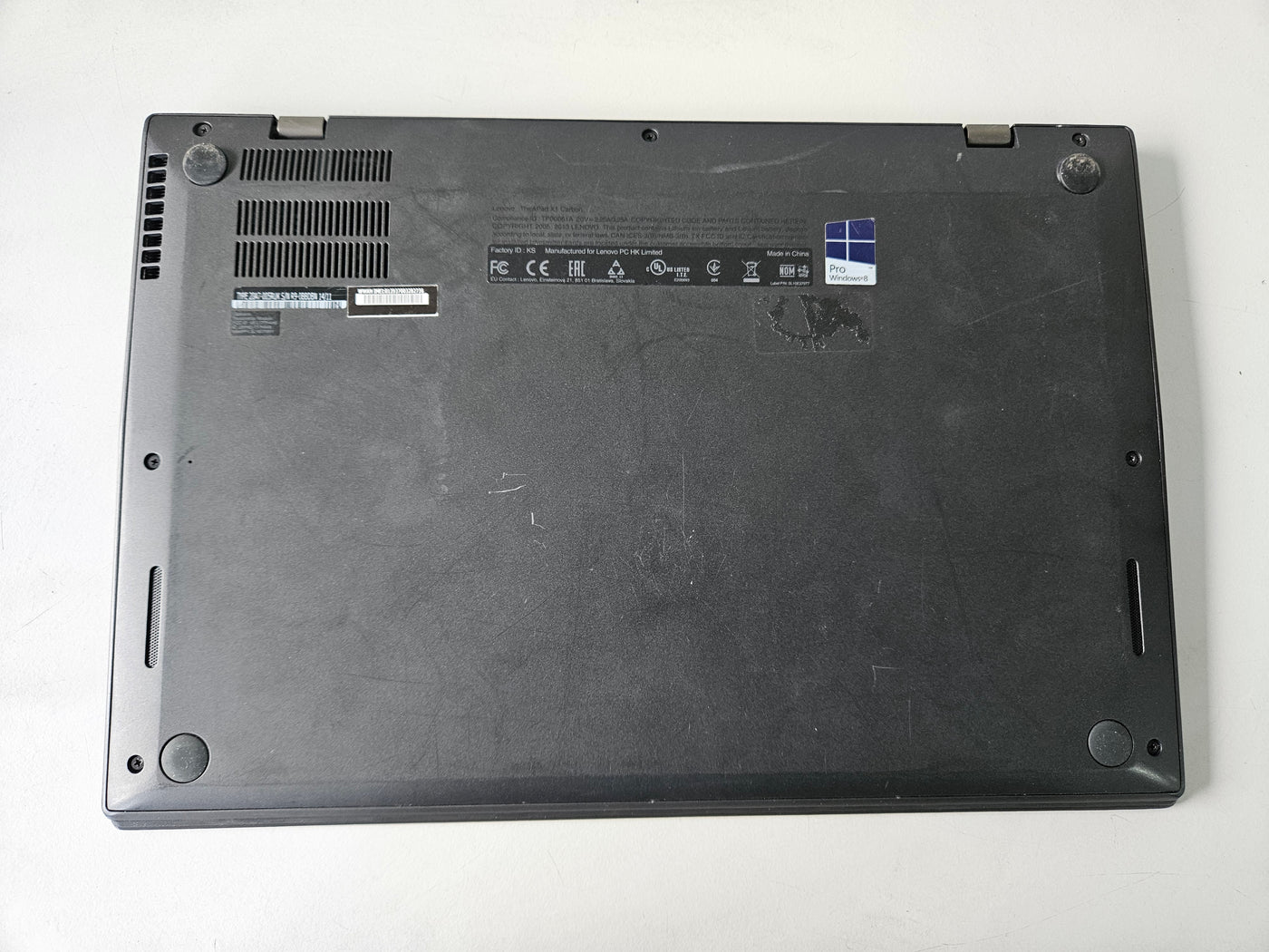 Lenovo Thinkpad Carbon X1 G2 250GB 8GB i7-4600U Win10Pro Laptop USED POOR BATTERY