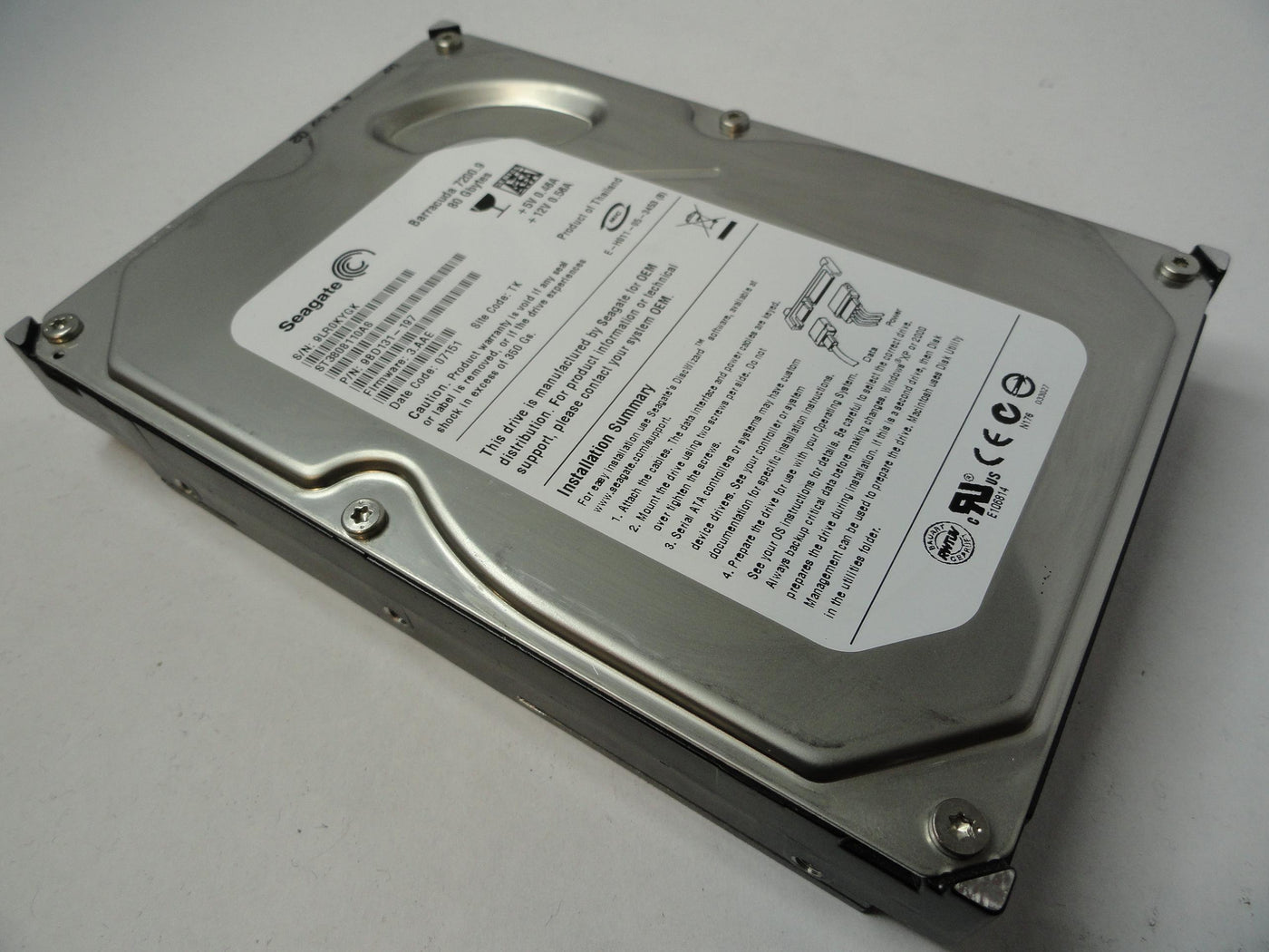 PR19632_9BD131-197_Seagate 80GB SATA 7200rpm 3.5in HDD - Image3