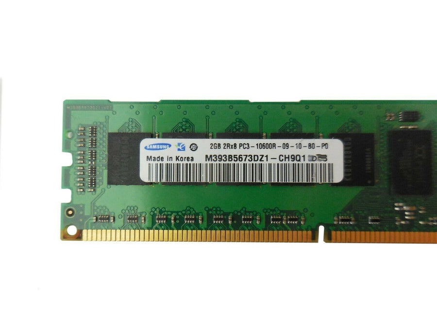 - SAMSUNG  PC3-10600R DDR3-1333 2GB ECC REG 2RX8 (M393B5673DZ1-CH9Q1 NEW)