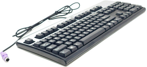 HP SK-2880 UK QWERTY PS/2 Keyboard Black/Silver ( 434820-031 435302-031 ) NEW