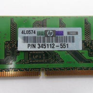 Infineon HP 512MB PC2-3200 DDR2-400MHz ( HYS72T64000HR-5-A 345112-551 ) REF