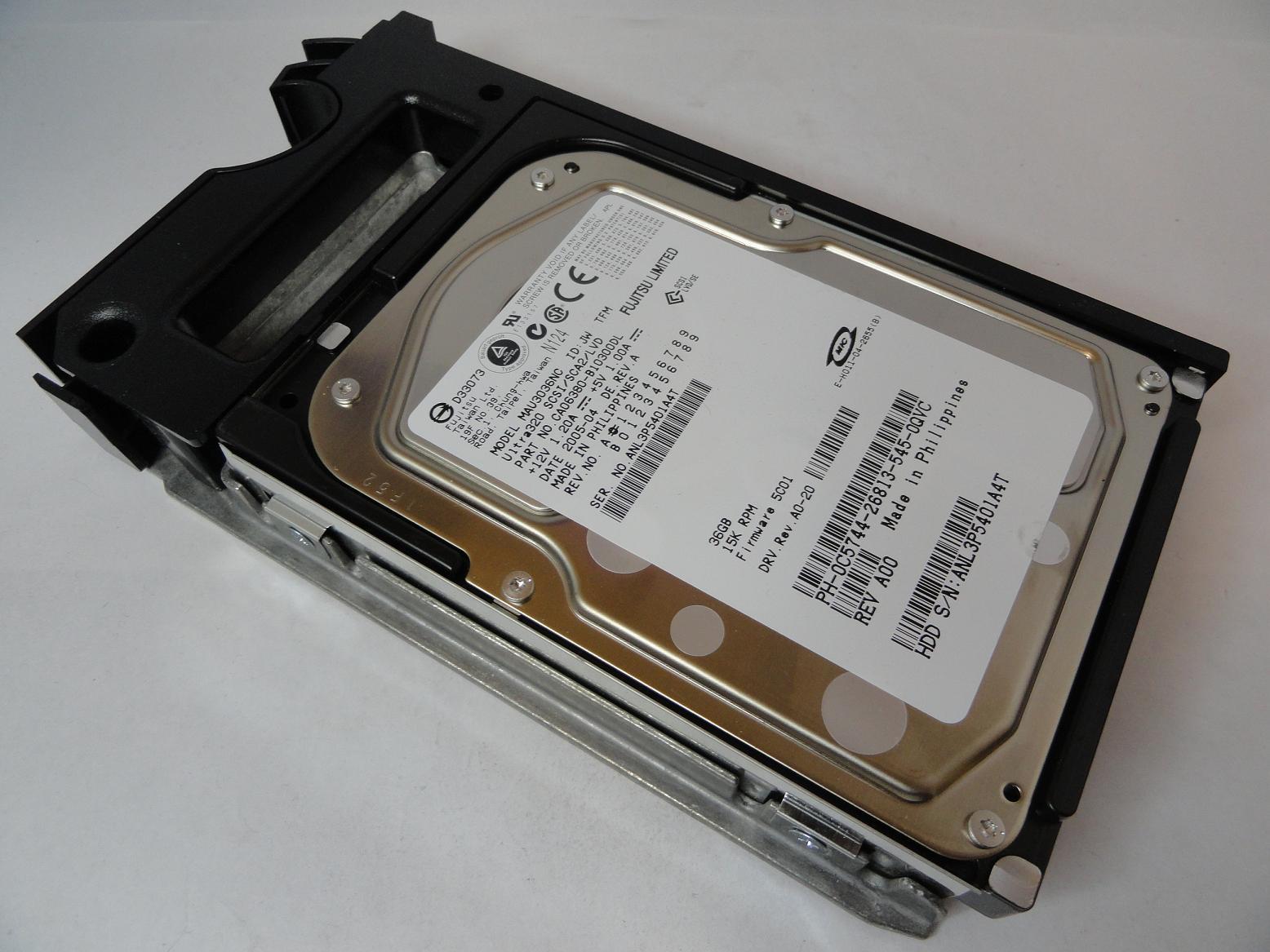 PR22883_CA06380-B10300DL_Fujitsu Dell 36Gb SCSI 80 Pin 15Krpm 3.5in HDD - Image3