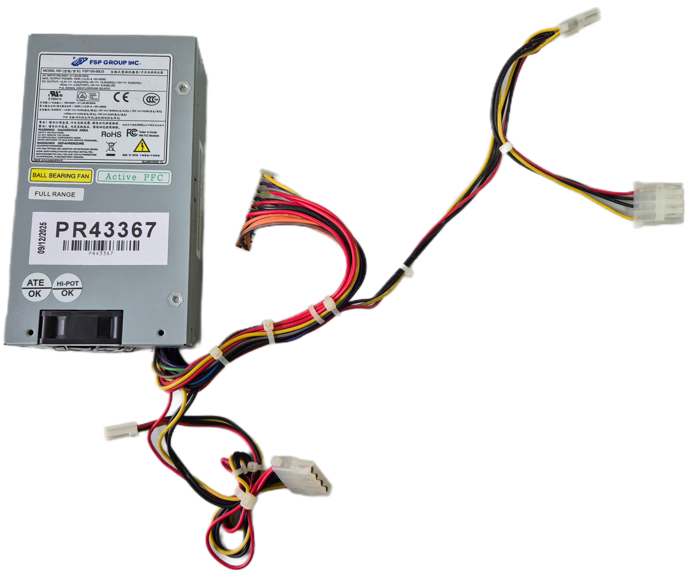 FSP Group 150W Server PSU ( FSP150-50LG ) USED