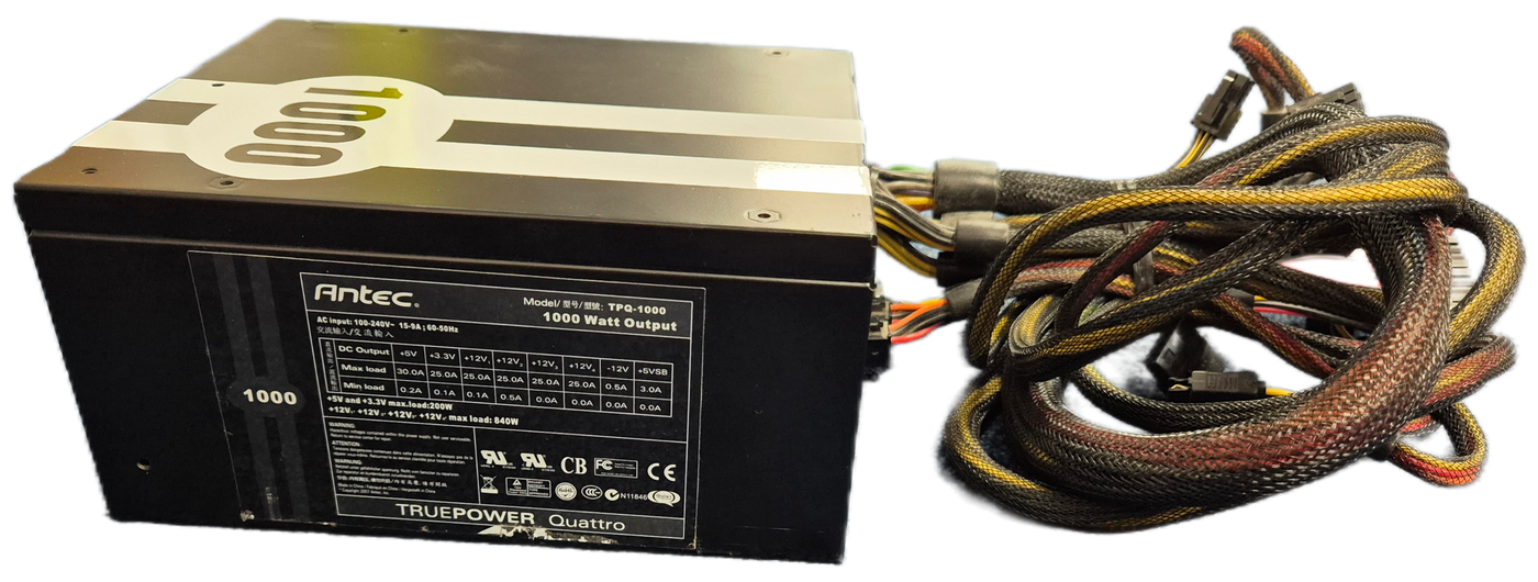 Antec 1000W Semi Modular TruePower Quattro PSU ( TPQ-1000 ) USED