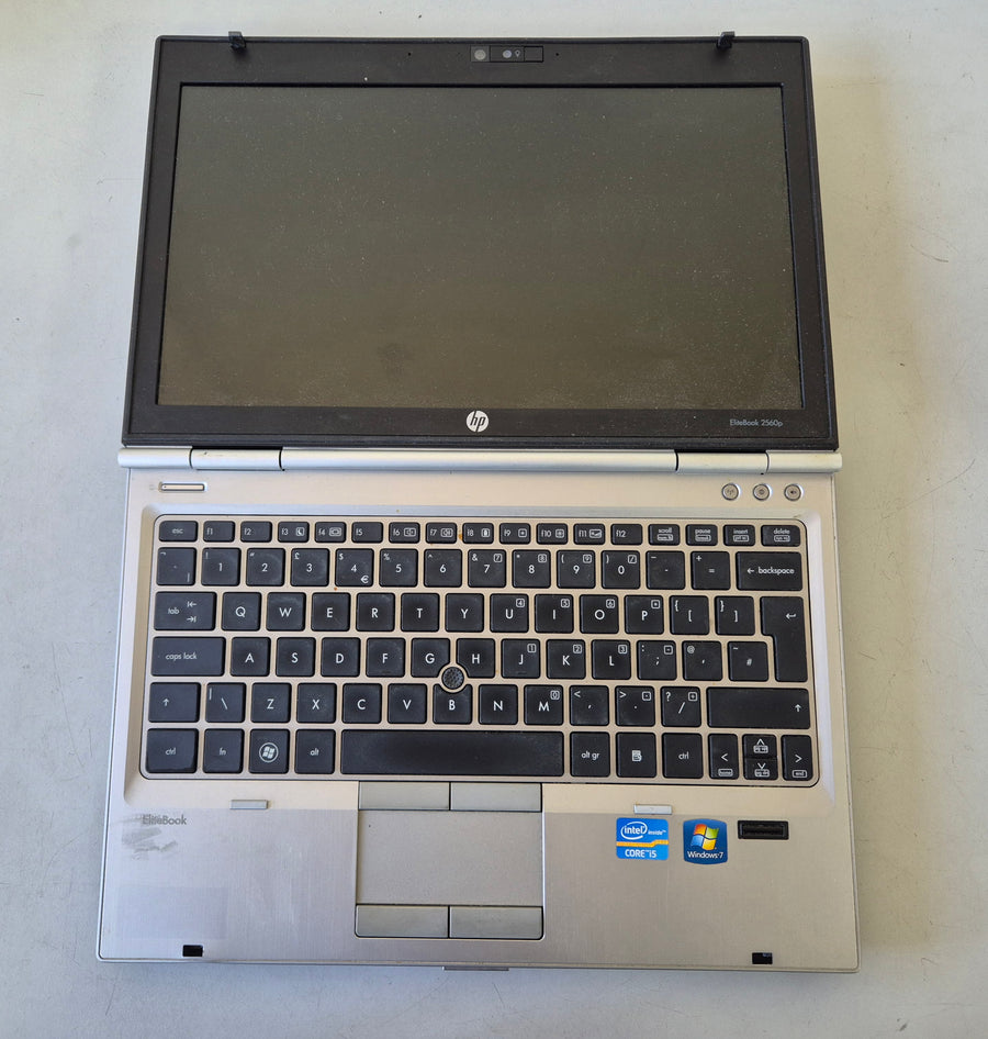 HP EliteBook 2560p NO HD NO OS 4GB RAM DVD i5 12.5" Laptop SPR