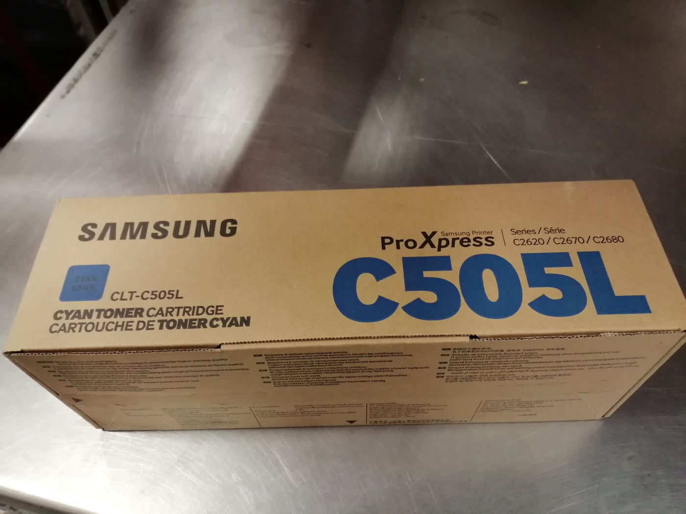 SAMSUNG CYAN PRINTER TONER ( CLT C505L )