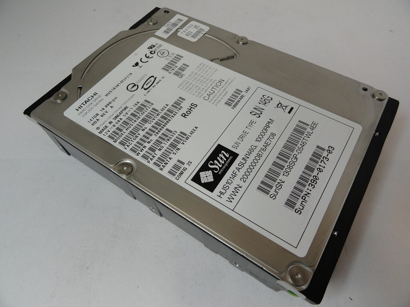 PR22833_17R6333_Hitachi SUN 146Gb Fibre Channel 10Krpm 3.5in HDD - Image3