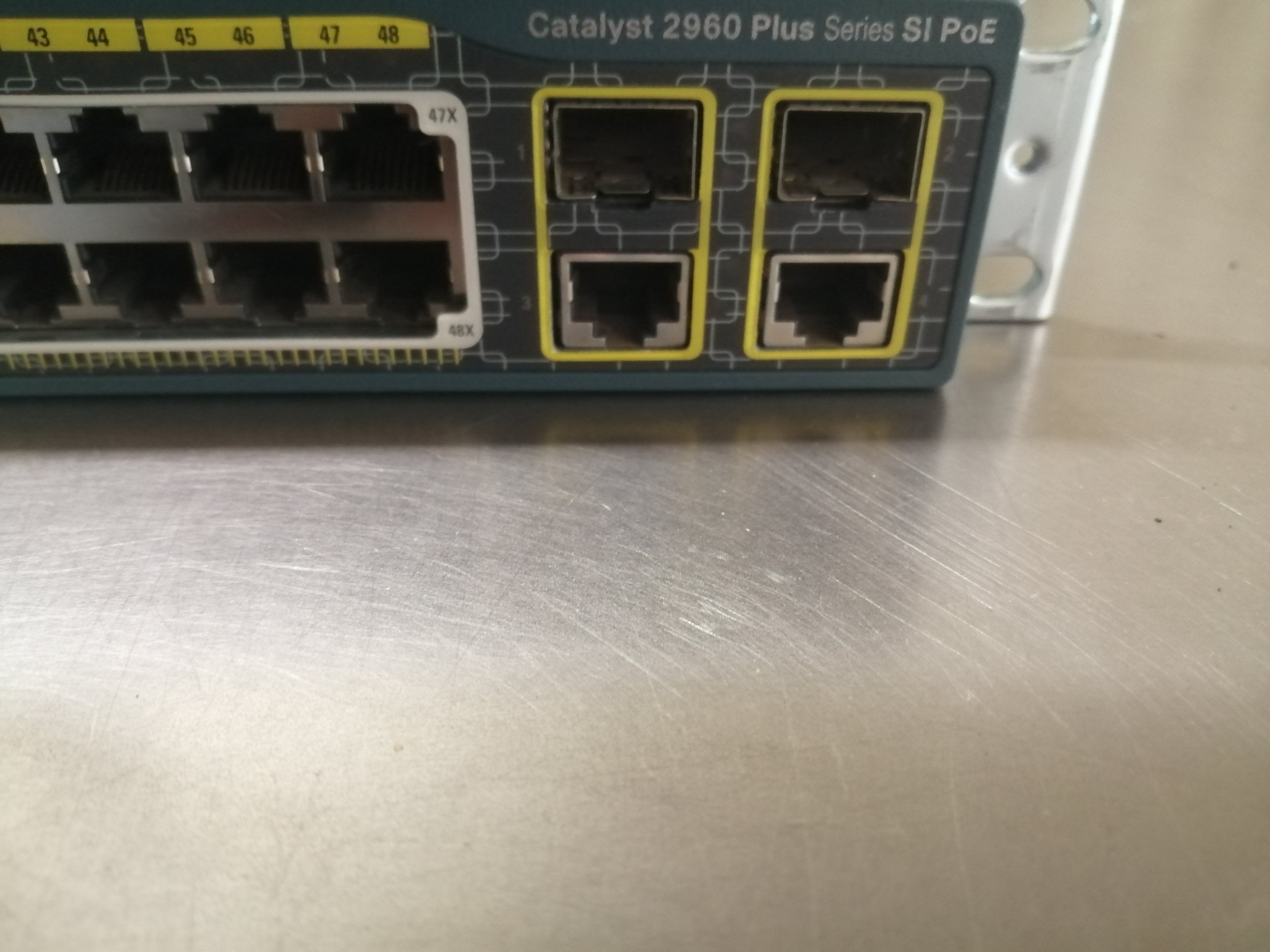 Cisco catalyst 2960 plus  48 port switch (  WS-C2960+48PST-S used )