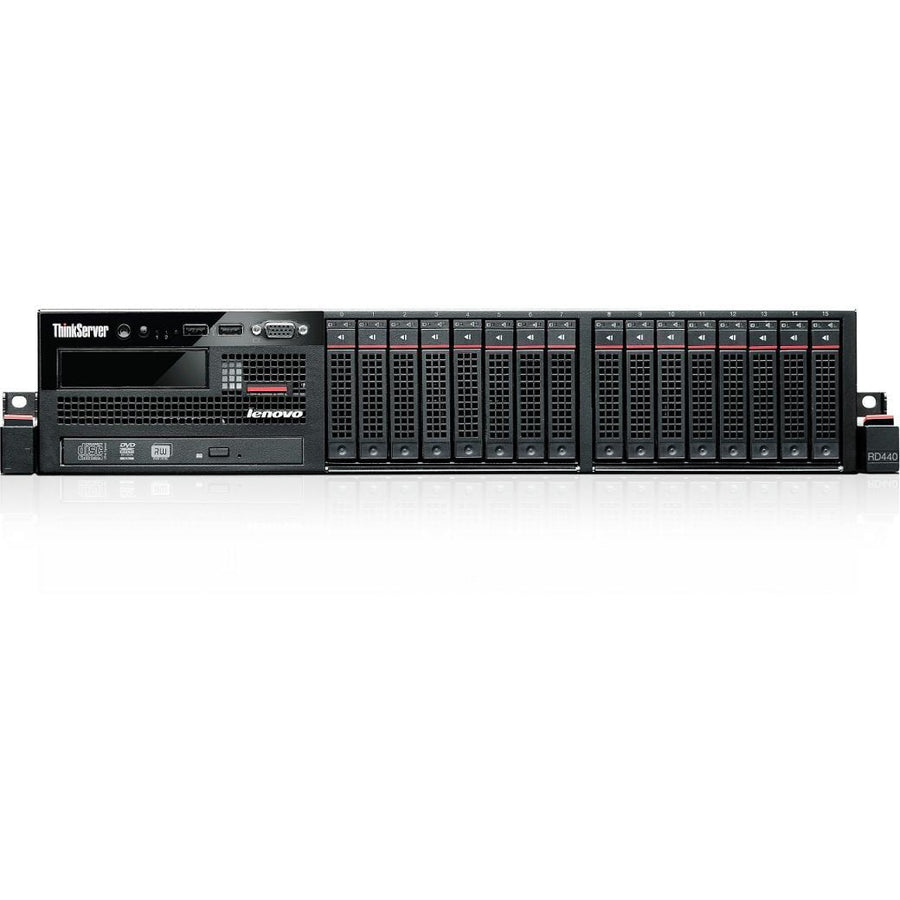 70AJ0013UK - Lenovo ThinkServer RD440 Xeon E5 (2420 v2) 2.2GHz 8GB RAM 2U Rack Server - No HDD - NOB