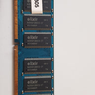 Elixir 1GB PC3200 DDR-400MHz non-ECC Unbuffered CL3 184-Pin DIMM ( M2Y1G64DS8HC1G-5T ) REF