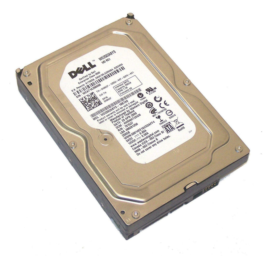 WD Dell 250GB SATA 7200rpm 3.5in HDD ( WD2502ABYS-18B7A0 0H962F ) REF