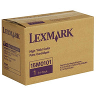 Lexmark Tri-pack High Resolution Colour Print Cartridge cyan/magenta/yellow ( 15M0101 ) NOB FINAL STOCK
