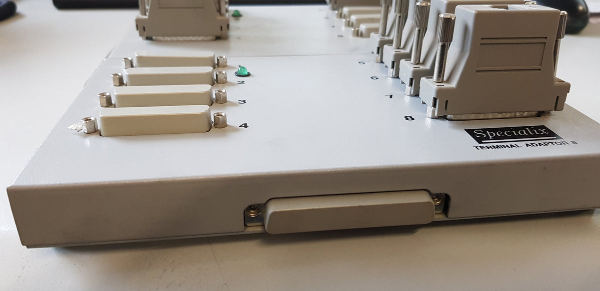 Specialix Terminal Adaptor, Two Connected,