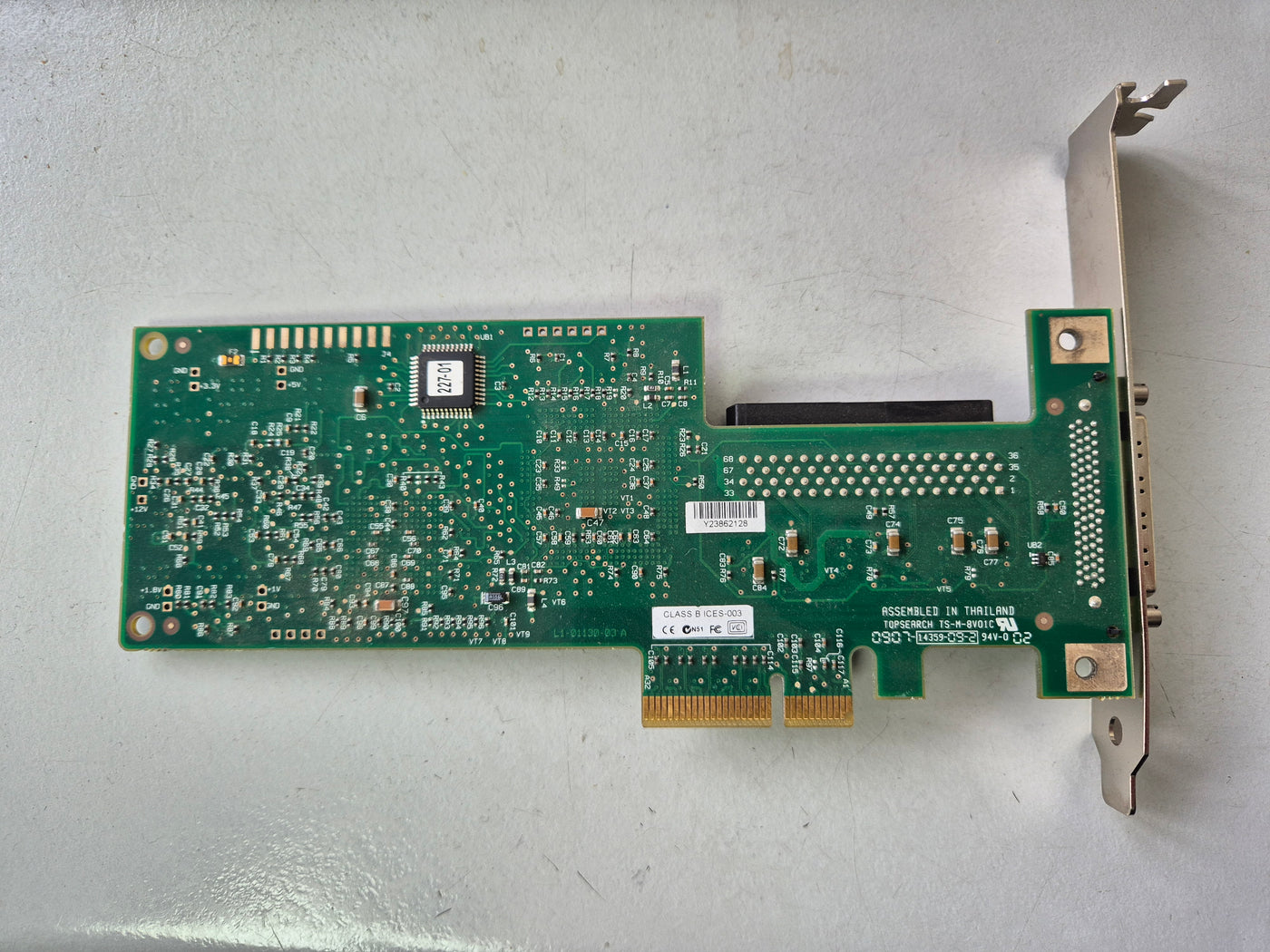 HP LSI SC11XE Ultra320 SCSI PCie Host Bus Adapter ( LSI20320IE 439776-001 439946-001 ) USED