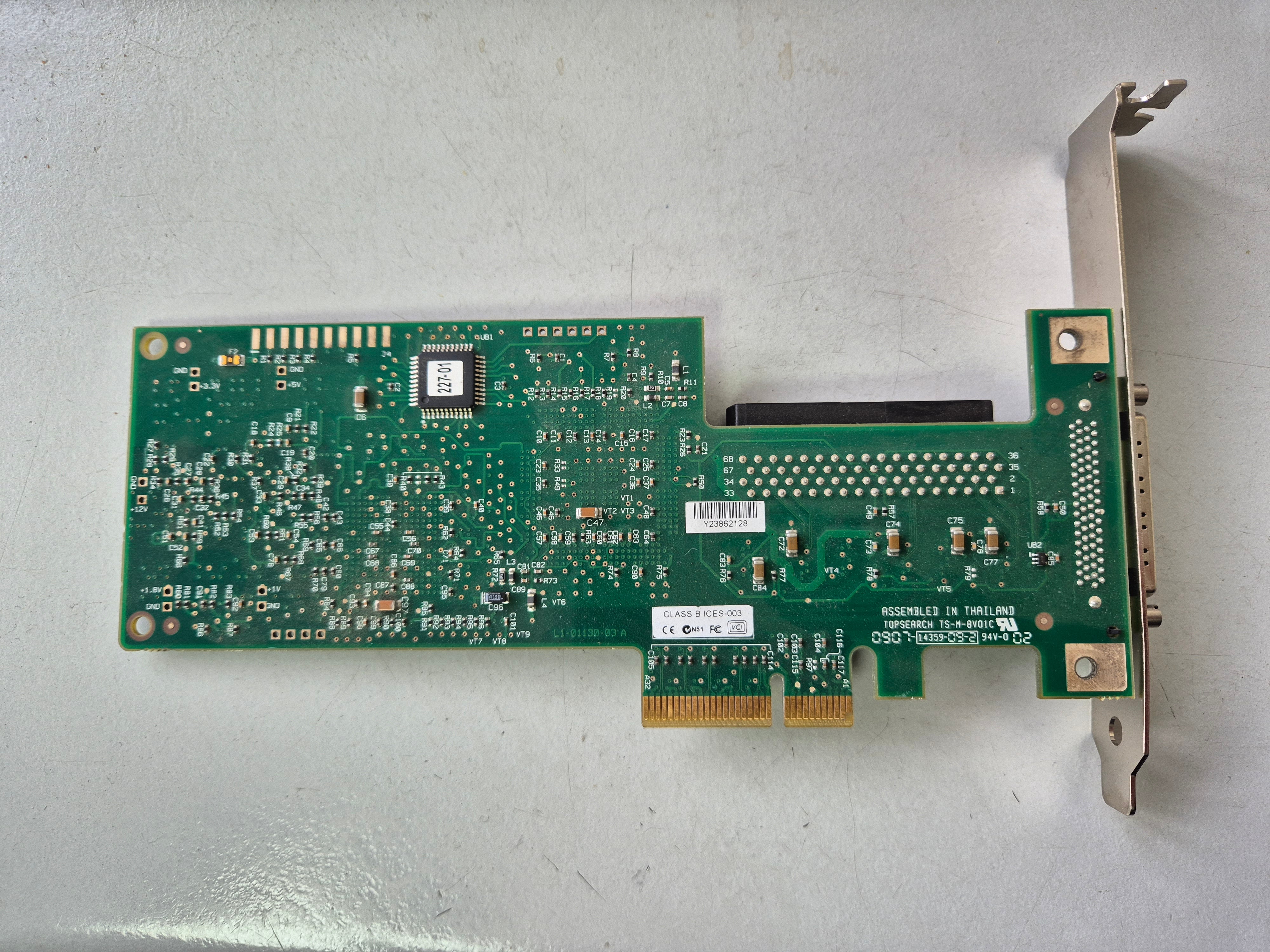HP LSI SC11XE Ultra320 SCSI PCie Host Bus Adapter ( LSI20320IE 439776-001 439946-001 ) USED