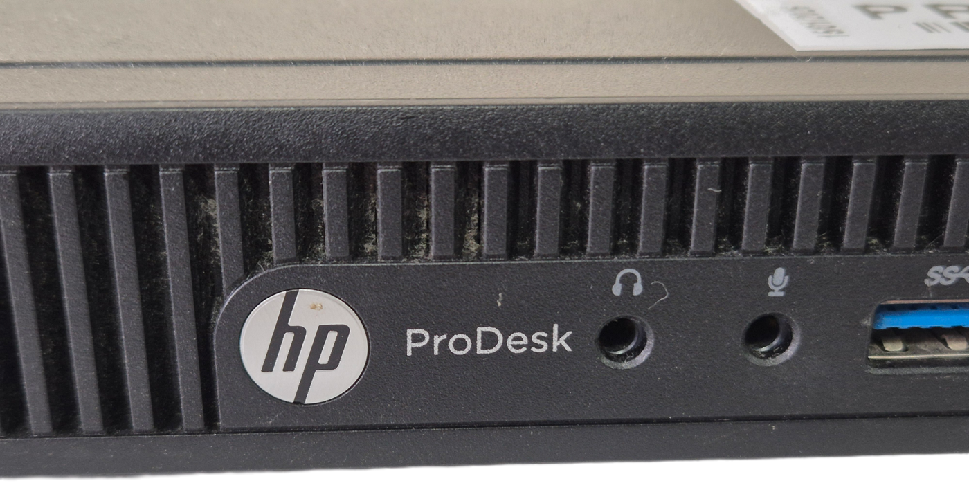 HP ProDesk 400 G2 Mini 120GB SSD 4GB RAM i3-6100T 3.2GHz NO OS ( M2V15AV ) USED