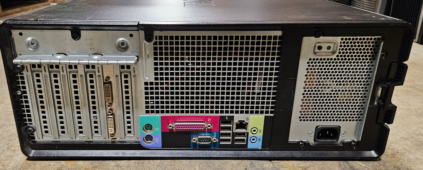 Dell Precision T3400 4GB RAM Core2Duo 3GHz NO HDD NO OS DVD Dual DVI Quadro graphics card WinVista Business COA present ( DCTA ) USED