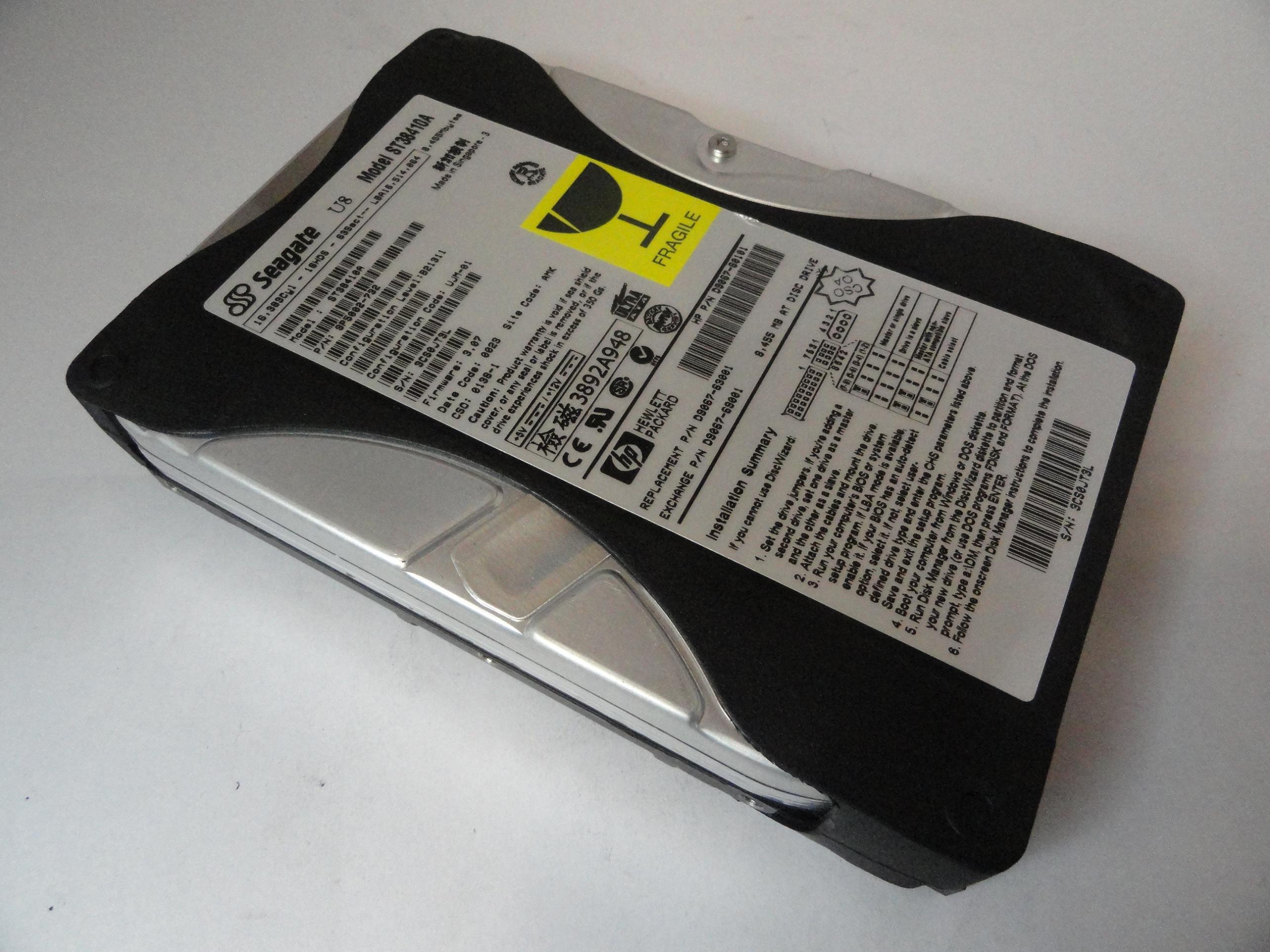 PR21185_9P5002-732_Seagate HP 8.4Gb IDE 5400rpm 3.5in HDD - Image3